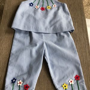 Florence Eiseman girl two piece size 4